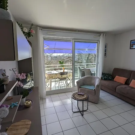 アパート - Superbe T3 Avec Terrasse, Piscine Et Parking Securise - 6 Personnes - Fr-1-420-33 *